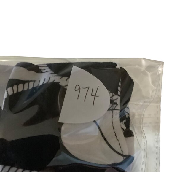 Macbeth Collection Margaret Josephs Nautical Beach Coverup Hoodie Women Large - Picture 8 of 10